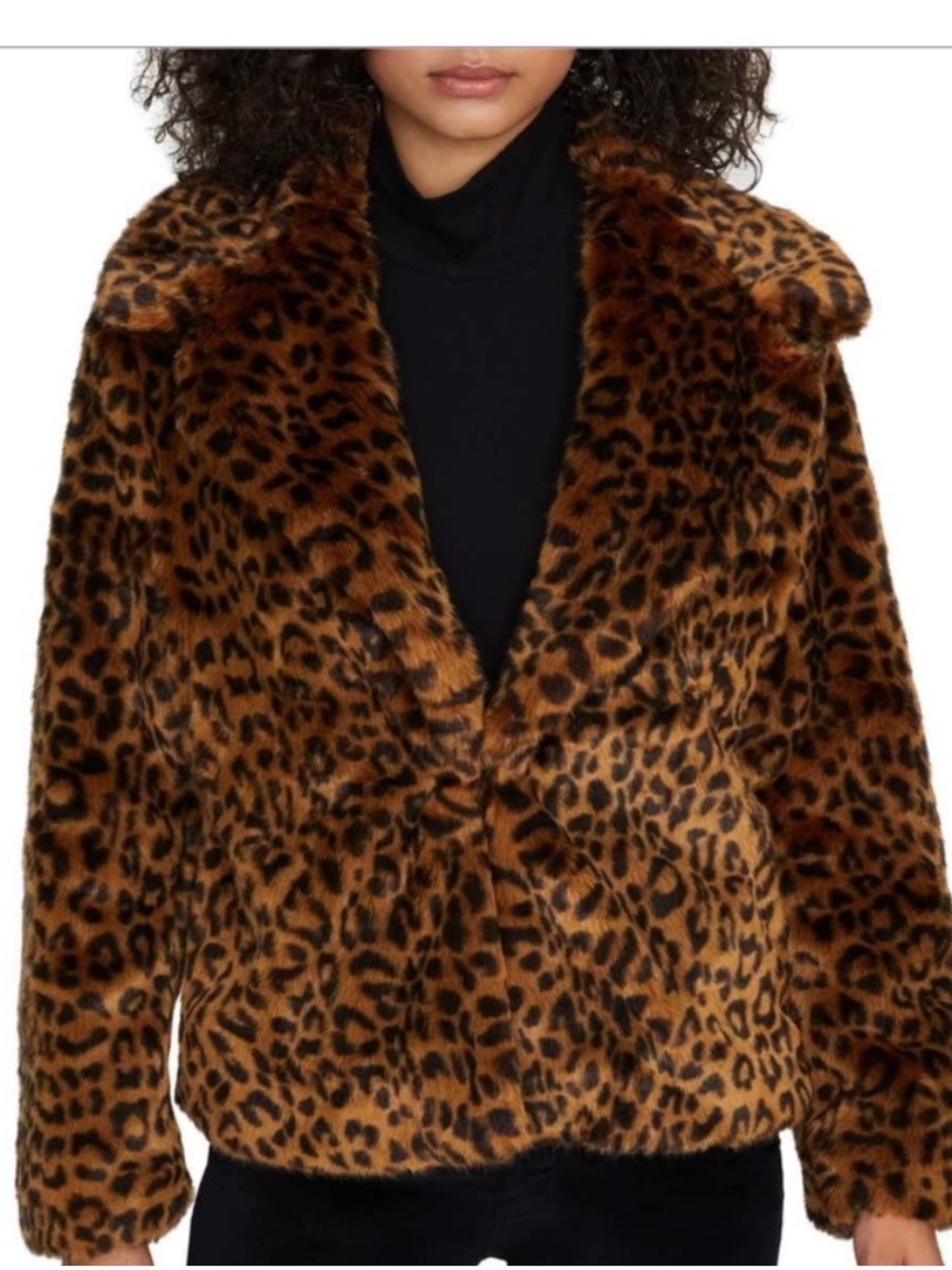 Sanctuary Wild Faux Fur Jacket - size M